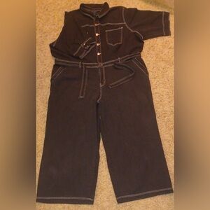 Ashley Stewart Black Jumpsuit Size 34
